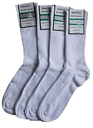 Americo R. Herren Berufs- und Arztsocken 4er Pack weiß 39/42 von Americo R.