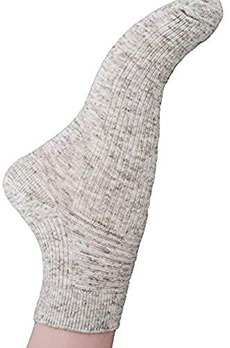 Americo R. Herren Leinen Bikersocken 3er Pack Naturmeliert 35/38 von Americo R.