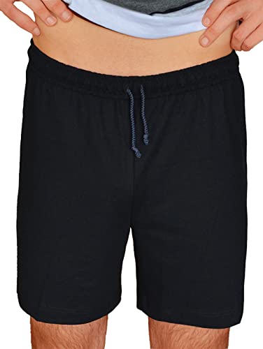 Ammann - Herren Pyjama Hose kurz (Shorty) schwarz Organic-Cotton* GOTS* 3XL von Ammann