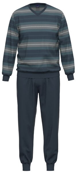 Ammann Herren Schlafanzug Pyjama-Set lang reine Bio-Baumwolle von Ammann