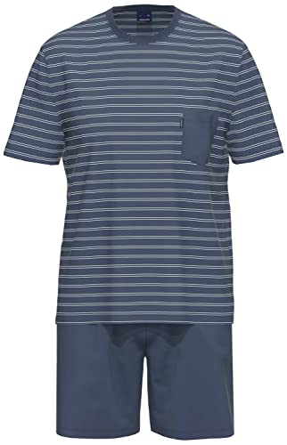 Ammann Herren Schlafanzug kurz, Farbe:Blue Velvet, Größe:52 von Ammann