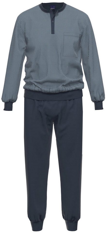 Ammann Pyjama Ammann Herren Pyjama Schlafanzug Baumwolle von Ammann