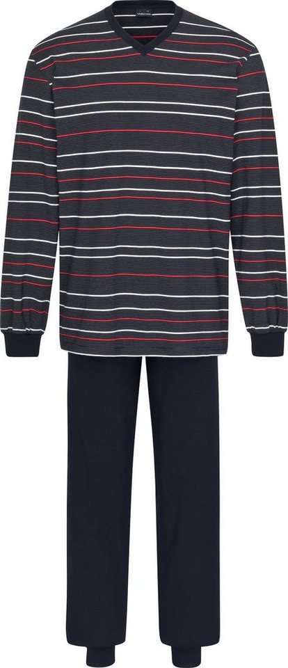 Ammann Pyjama Herren-Schlafanzug Single-Jersey Streifen von Ammann