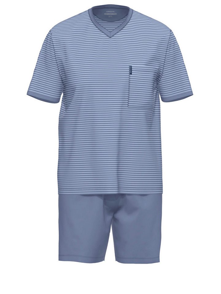 Ammann Pyjama Schlafanzug kurz Men / Nightwear (Packung, 1 tlg) hohe Markenqualität von Ammann