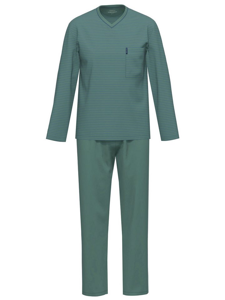 Ammann Pyjama Schlafanzug lang Men / Nightwear (Packung, 1 tlg) hohe Markenqualität von Ammann