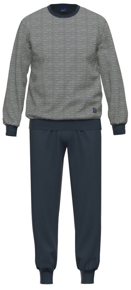 Ammann Schlafanzug Herren Frottee Pyjama (2 tlg) Baumwolle von Ammann