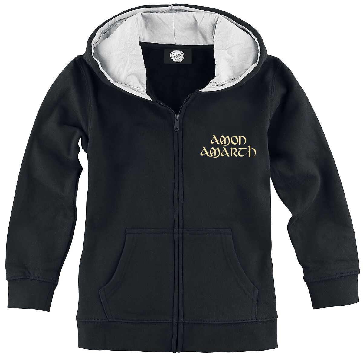 Amon Amarth Kinder-Kapuzenjacke für Kinder - Metal-Kids - Little Berserker - für Mädchen & Jungen - schwarz  - Lizenziertes Merchandise! von Amon Amarth