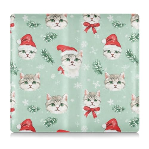 Amooorous Cartoon Cute White Christmas Cat Leather Car Registration & Insurance Card Holder Vehicle Glove Box for Cards, Essential Document, Driver License Vehicle Paperwork Amooorous Cartoon Cute White Christmas Cat Leather Car Registration & Insurance Card Holder Vehicle Glove Box for Cards, Essential Document, Driver License Vehicle Paperwork von Amooorous