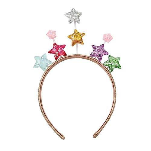 Amosfun 1 X Weihnachts-Stirnband Halo-Stirnband Hochzeits-Stirnband Mädchen-Tiara Weihnachts-Partygeschenke Urlaubs-Stirnband Geburtstag Prinzessin Krone Cosplay Kopfschmuck von Amosfun