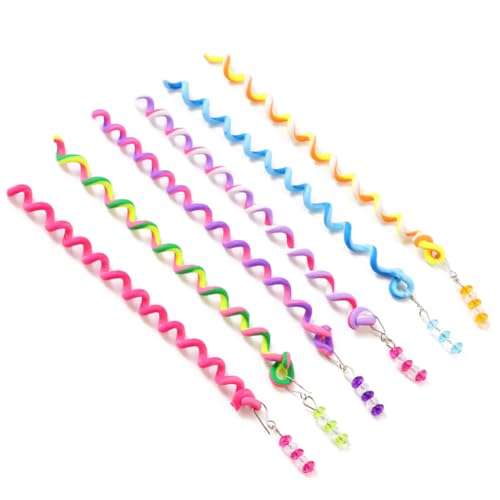 Amosfun 6st Mädchen-clip Clip-kopfbedeckung Für Mädchen Parteibevorzugung Flechter Stretch-stirnbänder Für Frauen Accessoires Für Babymädchen Dreadlock-zubehör Werkzeug Flechten Kind Haar von Amosfun