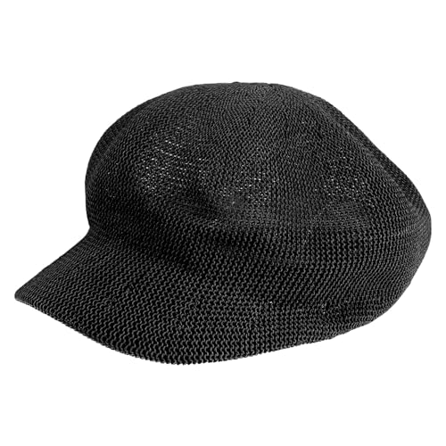 Newspaper Boy Cap Newsboy Schiebermütze Unisex Schiebermütze Cap Schirmmütze Baskenmütze für Damen und Herren von Amosfun