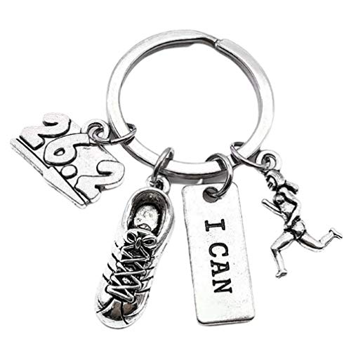 Laufen Keychain Laufschuh Keychain Kann Keychain Marathon Keychain Laufen Schlüsselring Laufen Liebhaber Geschenke von Amosfun