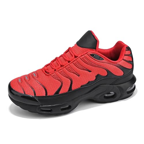 Amsion Herren Air Running Schuhe leichte Laufschuhe Turnschuhe Basketballschuhe Sportschuhe mit Luftpolster Atmungsaktiv rutschfeste Walkingschuhe Tennisschuhe Sneaker von Amsion