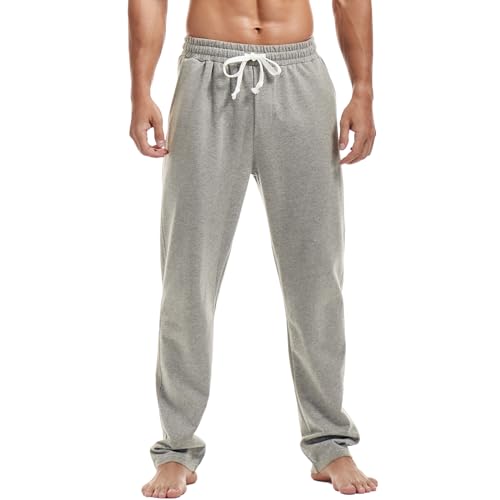 Amy Coulee Jogginghose Herren Baumwolle Sporthose (Grau, L) von Amy Coulee