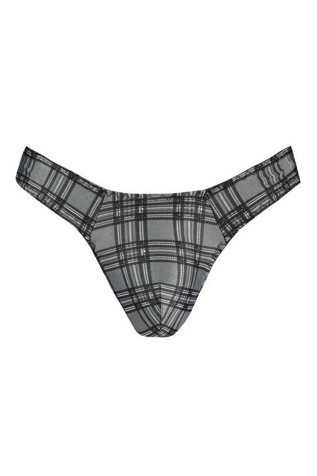 Anais for Men String in grau/schwarz - 2XL von Anais for Men