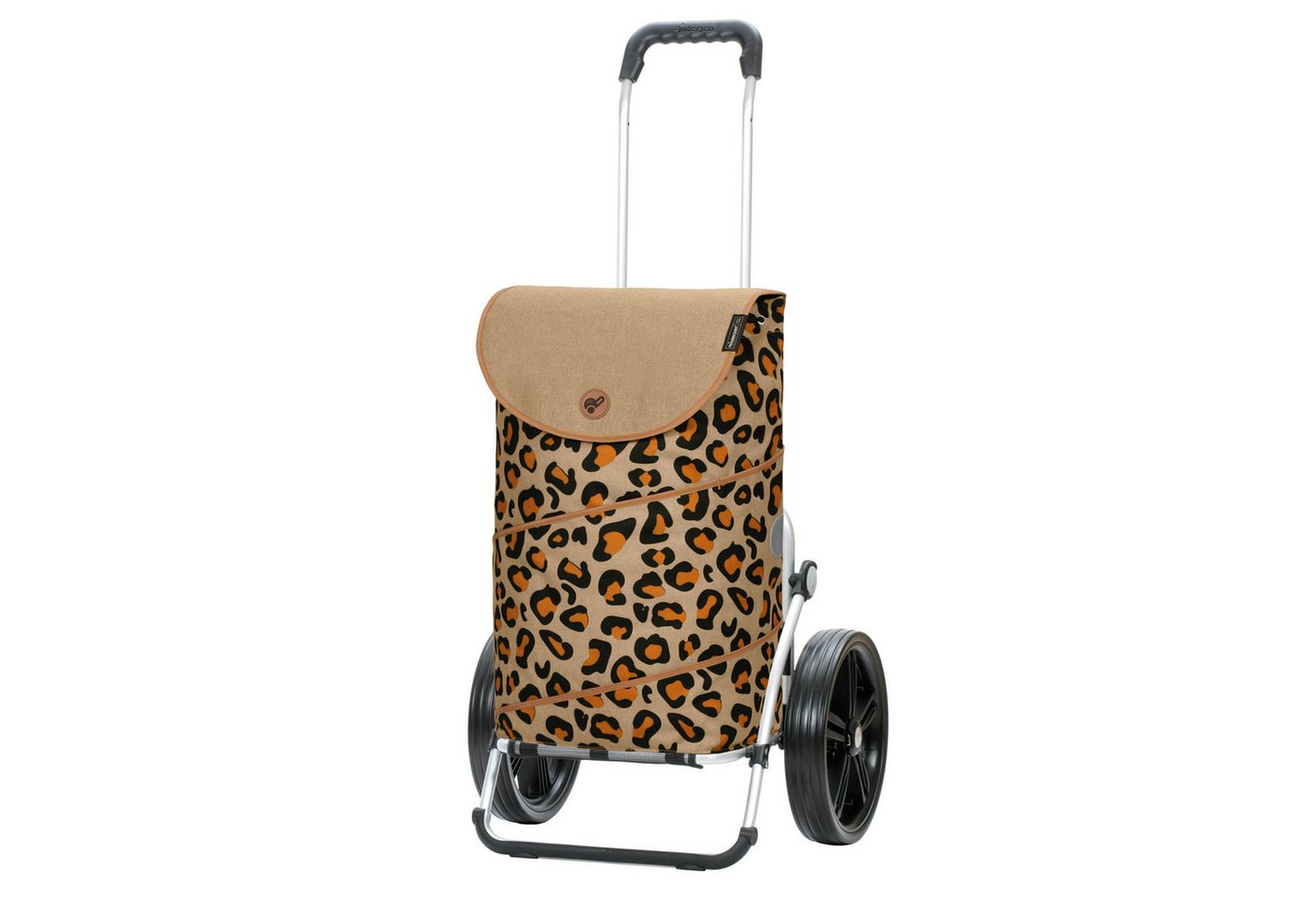 Andersen Einkaufsshopper Royal Shopper mit Tasche Tyra in Zebra oder Leo, 5 Speichenrad von Andersen