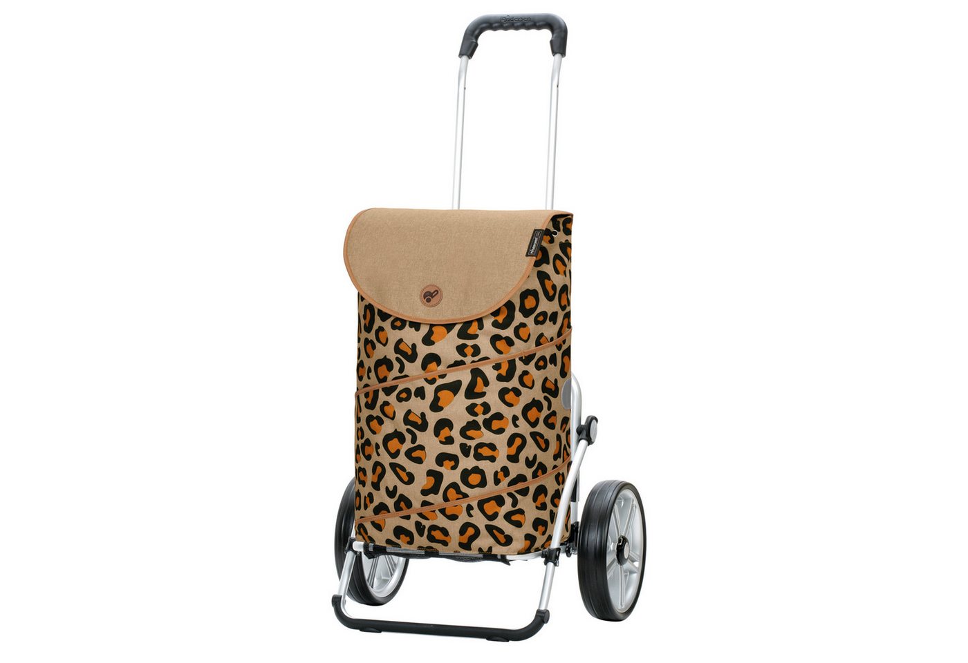 Andersen Einkaufsshopper Royal Shopper mit Tasche Tyra in Zebra oder Leo, 5 Speichenrad von Andersen