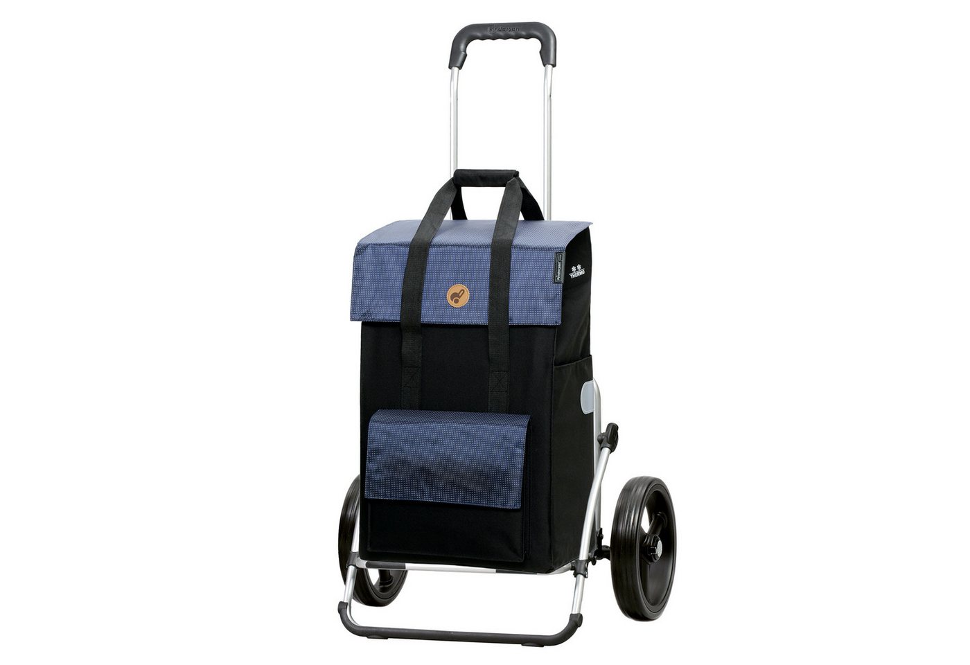 Andersen Einkaufstrolley Exklusiv Royal Shopper XXL Vektor blau 43L, klappbare Ladefläche, belastbar bis 50kg, wasserabweisend von Andersen