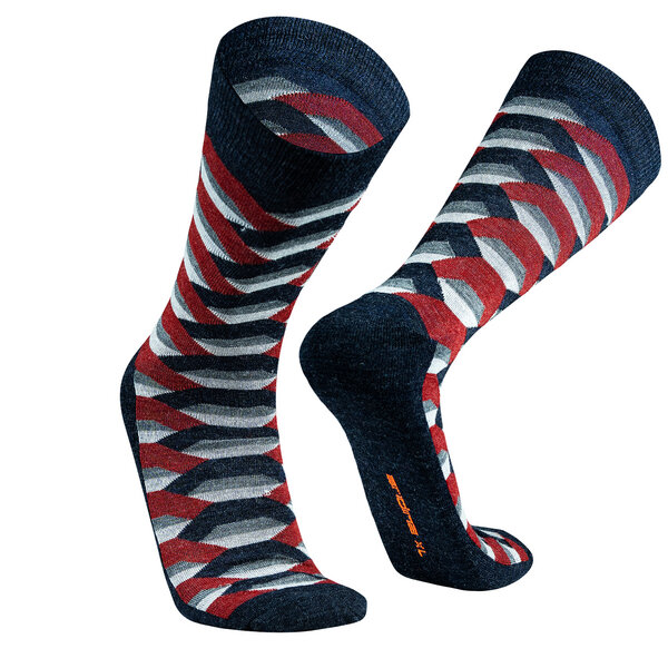 Andina Outdoors HEXAGON | Socken Anziehen | Alpaka Merino Bambus von Andina Outdoors