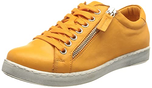 Andrea Conti Damen Boot Sneaker, orange, 35 EU von Andrea Conti