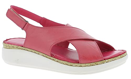 Andrea Conti Damen Sandalette Sandale mit Absatz, pink, 39 EU von Andrea Conti