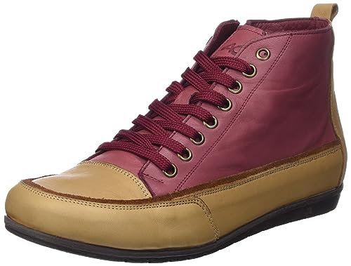 Andrea Conti Damen Schnürer Sneaker, Bordo/Brandy, 41 EU von Andrea Conti