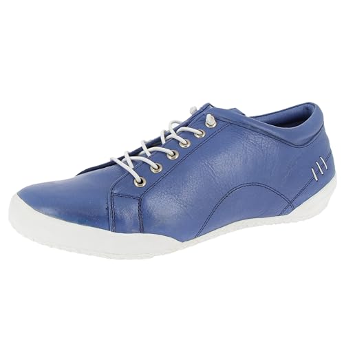 Andrea Conti Damen Schnürer Sneaker, Denim, 38 EU von Andrea Conti