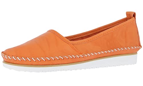 Andrea Conti Damen Slipper Leder zeitlos sportlich mit Keilabsatz 0021713, Größe:42 EU, Farbe:Orange Andrea Conti Damen Slipper Leder zeitlos sportlich mit Keilabsatz 0021713, Größe:42 EU, Farbe:Orange von Andrea Conti