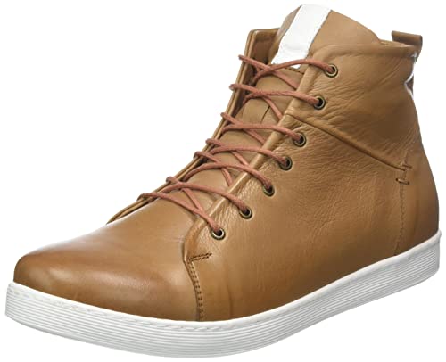 Andrea Conti Damen Sneaker, Brandy/weiß, 38 EU von Andrea Conti