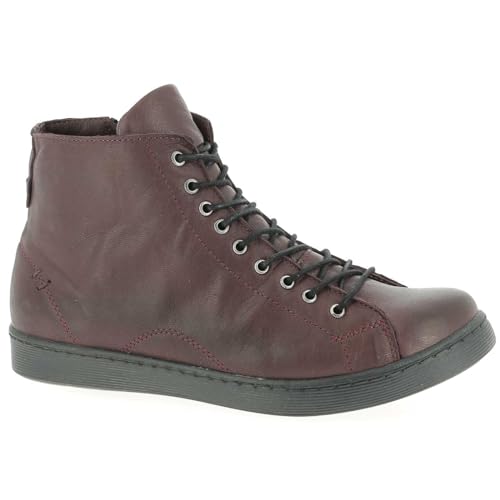 Andrea Conti Damen Schnürer Sneaker, Burgund/schwarz, 37 EU von Andrea Conti