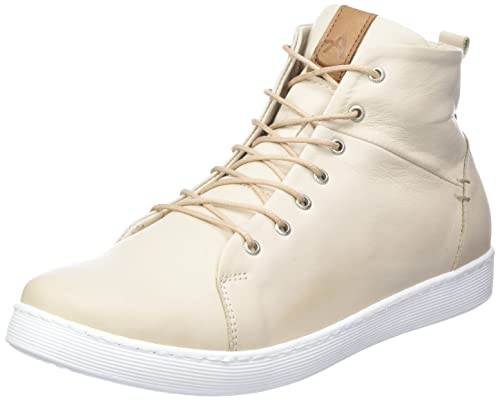 Andrea Conti Damen Sneaker, Creme/Brandy, 37 EU von Andrea Conti