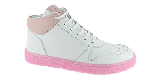 Andrea Conti Damen Sneaker, weiß/rosa, 38 EU von Andrea Conti
