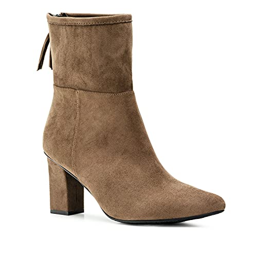 Andrés Machado - Hohe Stiefeletten mit breitem Absatz für Damen und Junge Frauen - AM41 - Ancle Boots/Chelsea/Cowgirl/Western - Braun EU 43 Andrés Machado - Hohe Stiefeletten mit breitem Absatz für Damen und Junge Frauen - AM41 - Ancle Boots/Chelsea/Cowgirl/Western - Braun EU 43 von Andrés Machado