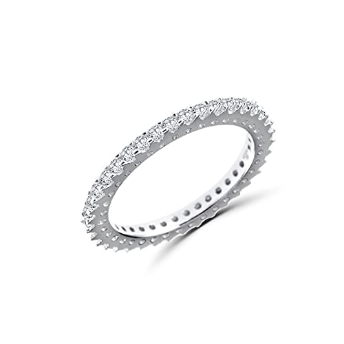 Anellissimo Damen-Ring zum Jahrestag, 925er Silber mit Zirkonia, von Anellissimo