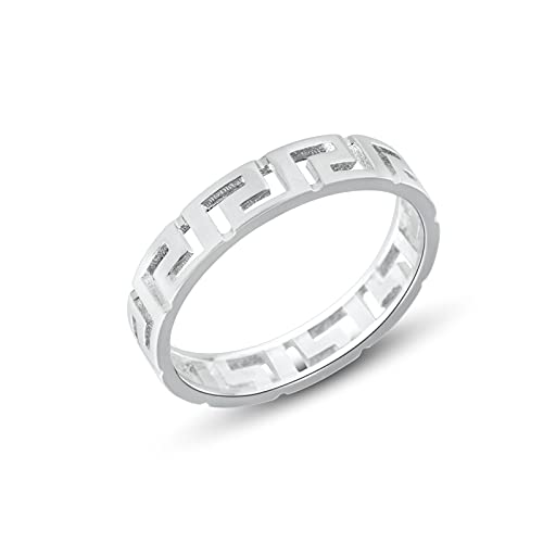 Anellissimo Griechischer Ring für Herren und Damen, Silber 925, Sterling Silber von Anellissimo