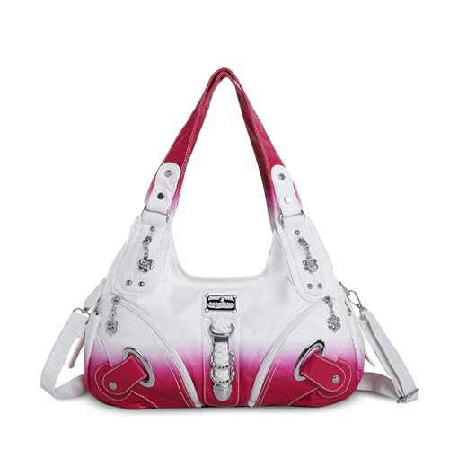Angelkiss Hobo Geldbörsen und Handtaschen für Damen, Umhängetasche, groß, für den täglichen Gebrauch, Z2-pink Angelkiss Hobo Geldbörsen und Handtaschen für Damen, Umhängetasche, groß, für den täglichen Gebrauch, Z2-pink von Angel Kiss