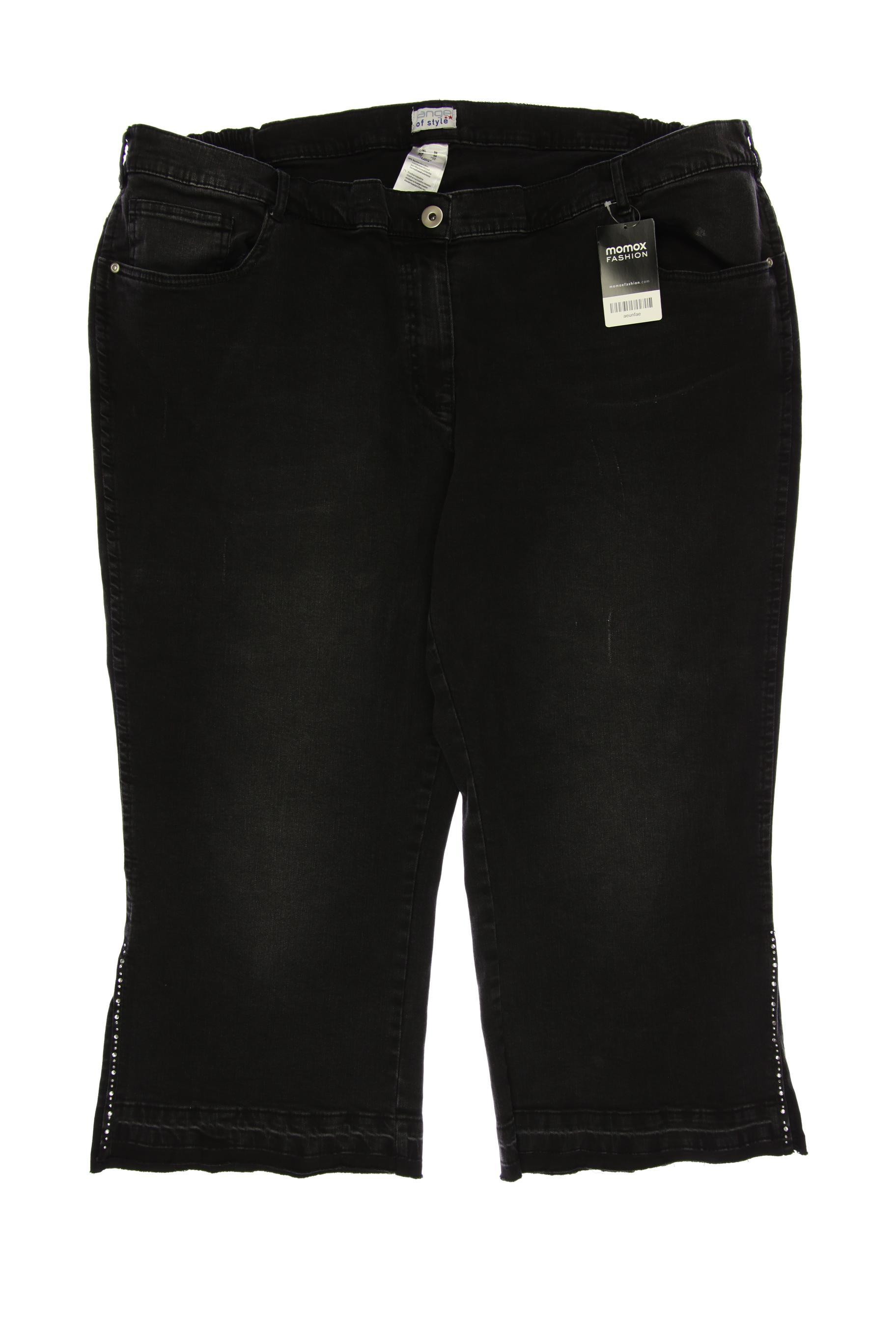 Angel of Style Damen Jeans, schwarz, Gr. 56 von Angel of Style