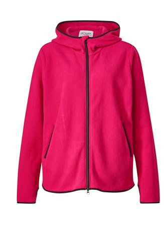 Angel of Style Damen große Größen Übergrößen Plus Size Fleecejacke, Kapuze, Zipper, Langarm hibiskuspink 42 201763510-42 von Angel of Style