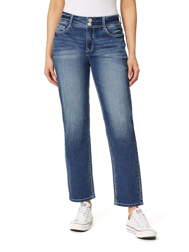 Angels Forever Young Damen Curvy Straight Mid-Rise Jeans, Canyon, 42 Angels Forever Young Damen Curvy Straight Mid-Rise Jeans, Canyon, 42 von Angels Forever Young