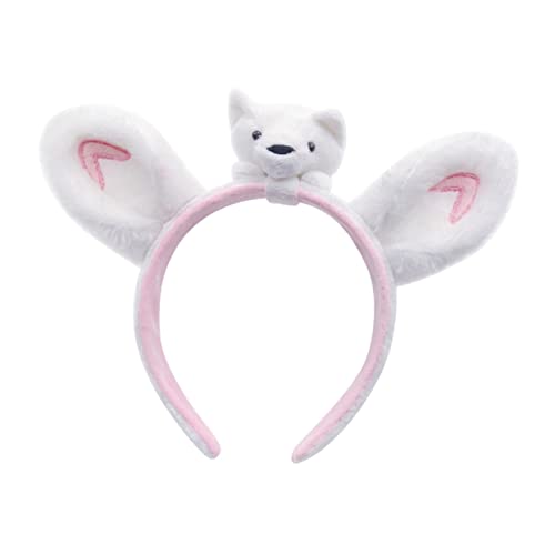 Angoily 1Stk kinder haargummis kinder haarschmuck Haarband für Kinder Ostern Pailletten Stirnbänder Stirnband Haarreifen für Mädchen Haarpflegezubehör Karikatur Schal Rosa von Angoily