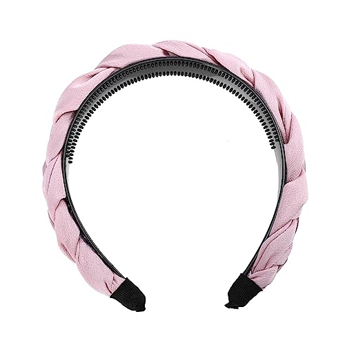 Angoily 1stk Geflochtenes Twist-stirnband Haarschmuck Weben Mädchen Stoff (polyester) Liner von Angoily