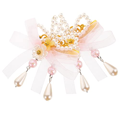 Angoily 2St Quaste Haarspange Haarschmuck für Frauen alte Haarnadeln Haarspangen japanische Haarnadel Blumen-Haarnadel Blumenclip Hochzeit Stift Brötchen Schleife Braut Kopfbedeckung von Angoily