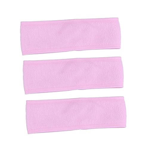 Angoily 3St Haarband-Set für Spa-Gesichtsbehandlungen Haarband-Set für Maskenanwendungen Haarband-Set für Make-up-Anwendungen Elastizität Schal Stirnband Fitness von Angoily