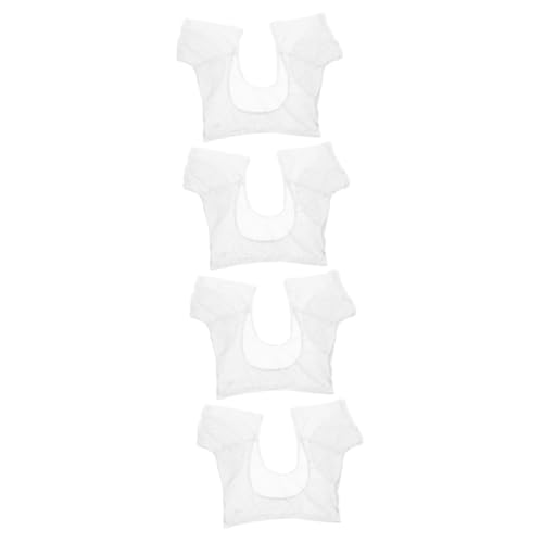 Angoily 4 Stück Schweißpads unter den Achseln Achselschweißschutzweste Achselhemd schweißfeste Weste Hemden für Damen Damen-Sweatshirts Schweißdichtes Unterhemd für Damen von Angoily