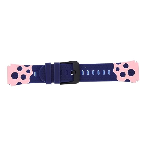 Angoily Silikonband Armbänder Kinder beobachten Gürtel kluge Uhr Uhrband kinderuhren armbanduhr kinder Ersatz Uhrenarmband rutschfestes Uhrenarmband Universal Gurt schmücken Kieselgel Rosa von Angoily