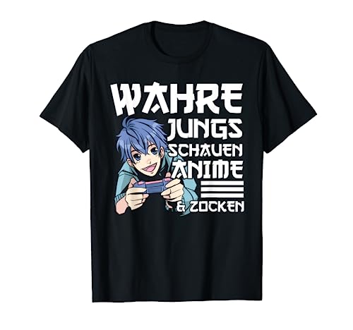 Jungs Zocken Gaming Manga Cosplay Anime Gamer T-Shirt von Anime Manga Kawaii Geschenk