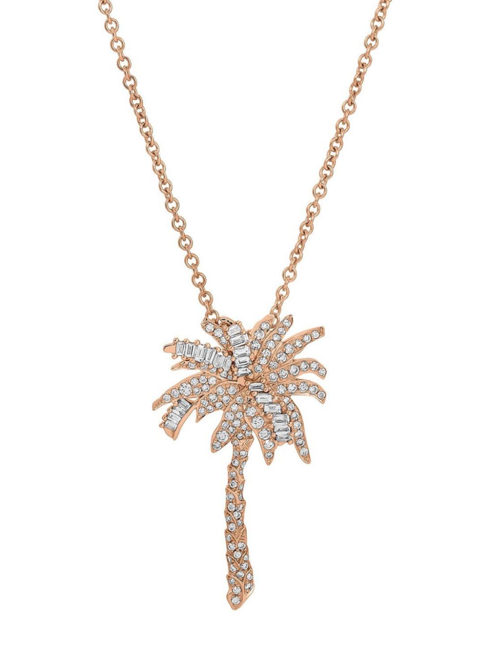 Anita Ko 18kt Rotgoldhalskette mit Diamant-Palme von Anita Ko