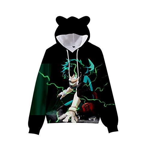 Anjinguang My Hero Academia Anime Hoodies Friends Bedruckter Pullover Sweatshirt für Damen und Herren Jungen Mädchen XXS-4XL, Typ 6, 38 von Anjinguang