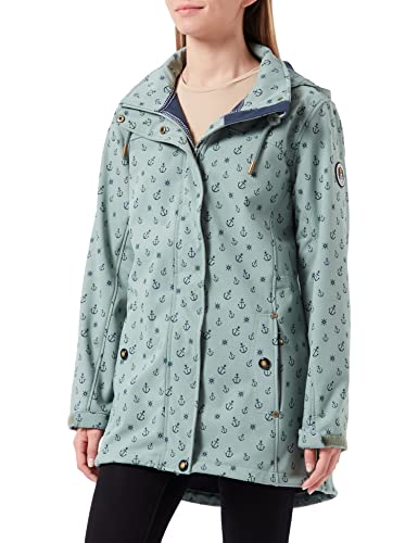 Ankerglut Damen #ankerglutschein Women Softshelljacke, Slate Gray, 44 von Ankerglut