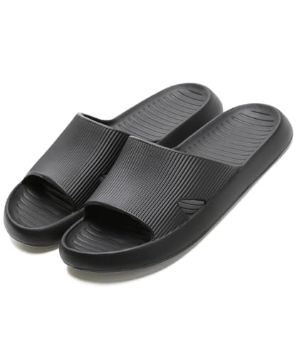 Anmerl Badeschuhe Herren und Damen, Weiche Bequeme Ultraleichte Sommer Hausschuhe Sandalen, Rutschfeste und Schnell Trocknende Badezimmer-Dusch Pantoffeln Anmerl Badeschuhe Herren und Damen, Weiche Bequeme Ultraleichte Sommer Hausschuhe Sandalen, Rutschfeste und Schnell Trocknende Badezimmer-Dusch Pantoffeln von Anmerl